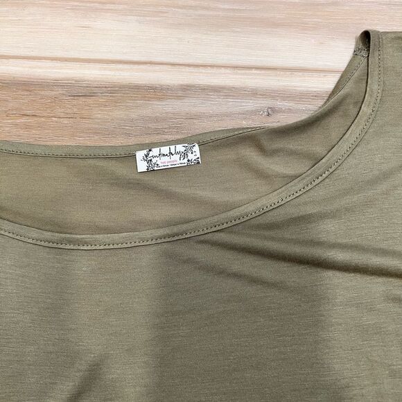 FREE PEOPLE INTIMATELY Army Long Sleeve Women’s Top Size Small - Picture 5 of 10